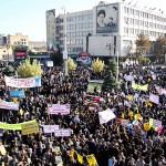 شعار مرگ بر آمریکا در آذربایجان غربی طنین انداز شد