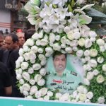 مراسم تشییع پیکر مطهر شهید اقتدار ملی و مدافع امنیت سردار سرتیپ علیرضا لطفی جانشین سازمان اطلاعات فراجا با حضور گسترده و پرشور مردم شهیدپرور ارومیه